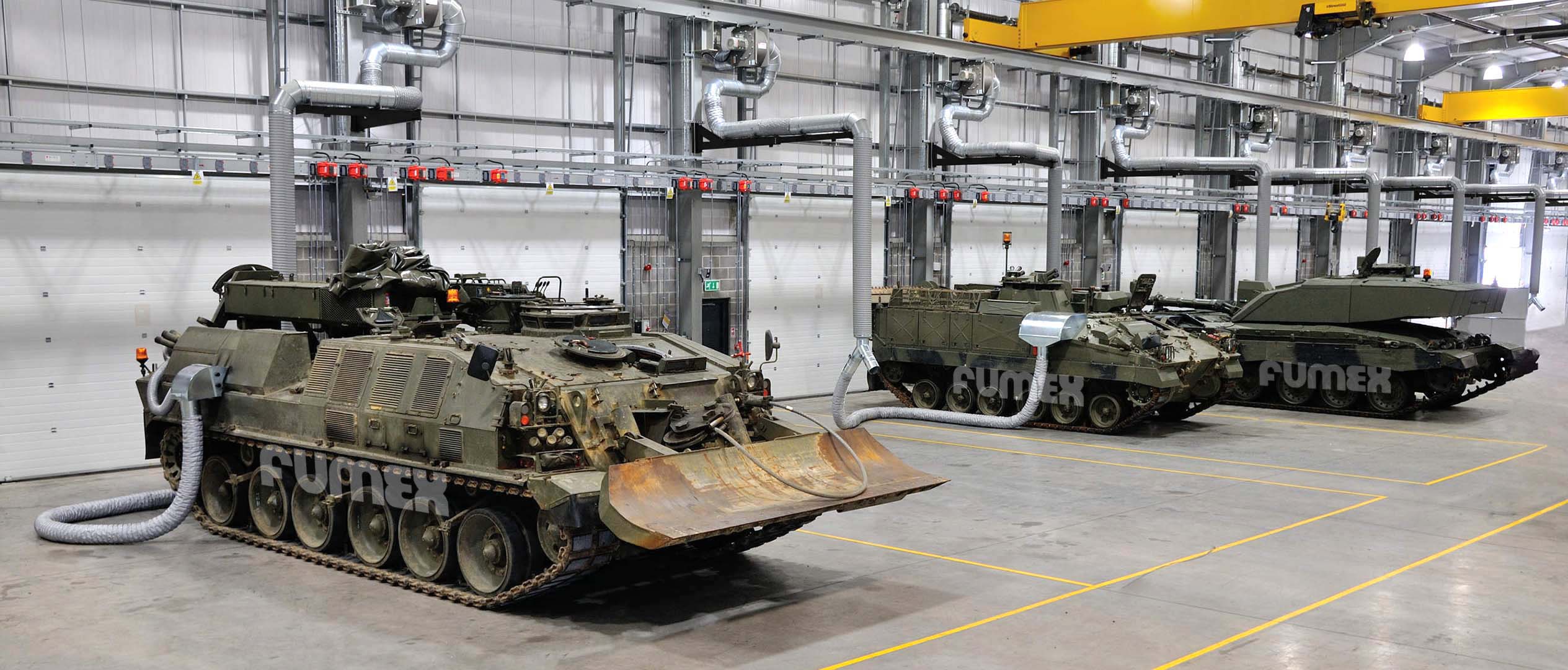 Military Vehicle Fume Extraction Systems